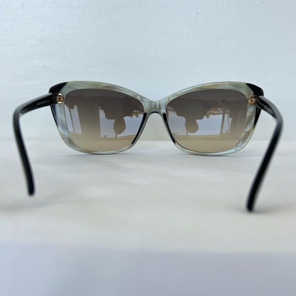 ALEXANDER MCQUEEN Black Gradient Lenses Two Tone Frame AMQ 4178/S Sunglasses - Picture 8 of 13